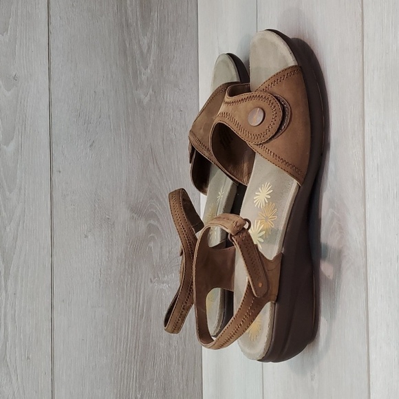 Dansko Women Iris Nubuck Comfort Leather Ankle Strap Sandals shoes sz 42/11.5-12 - Picture 3 of 14